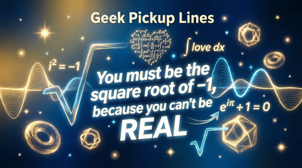 Cute Geek Pickup Lines