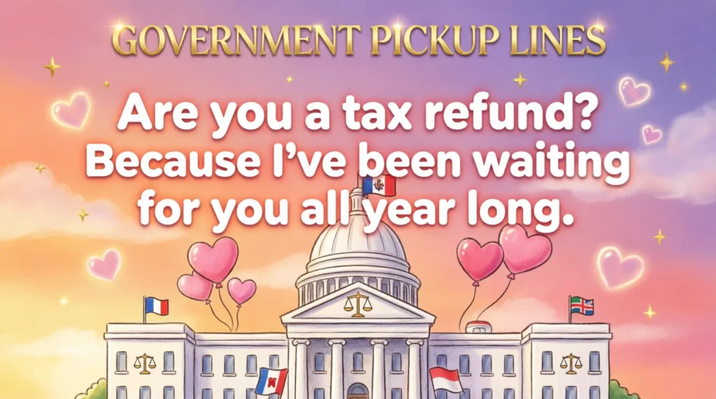 Cute Government Pickup Lines