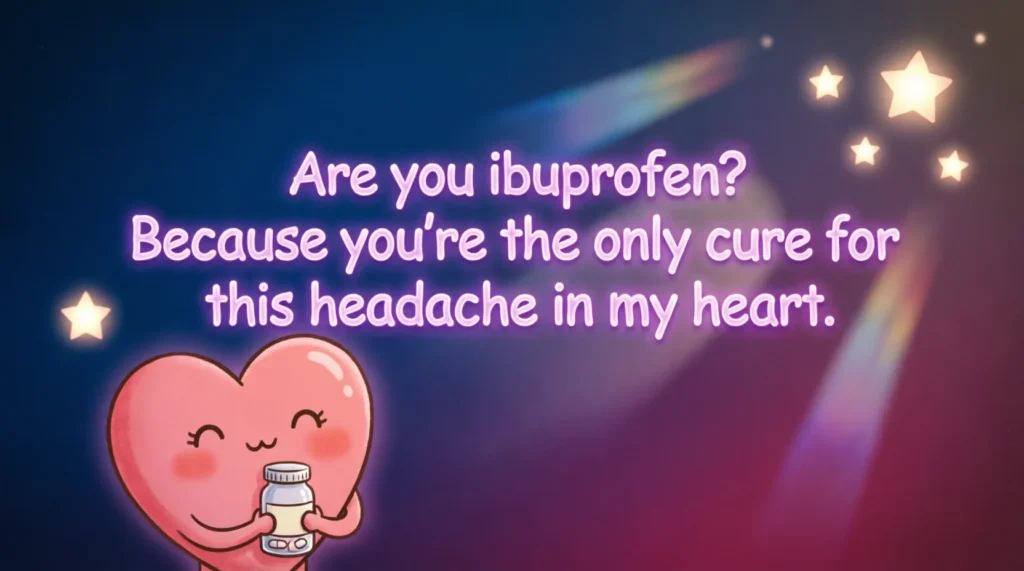 Cute Headache Pickup Lines