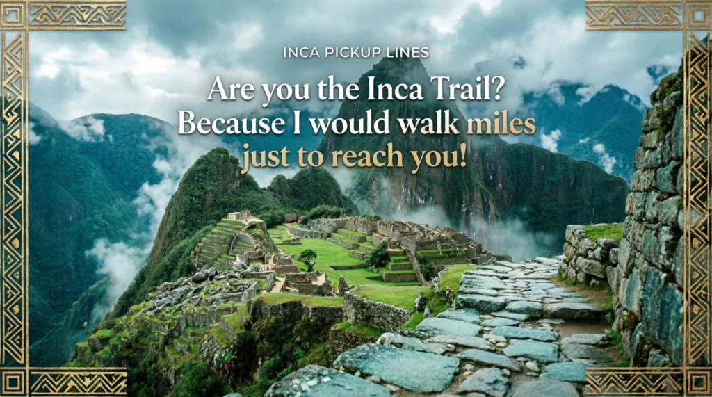 Cute Inca Pickup Lines