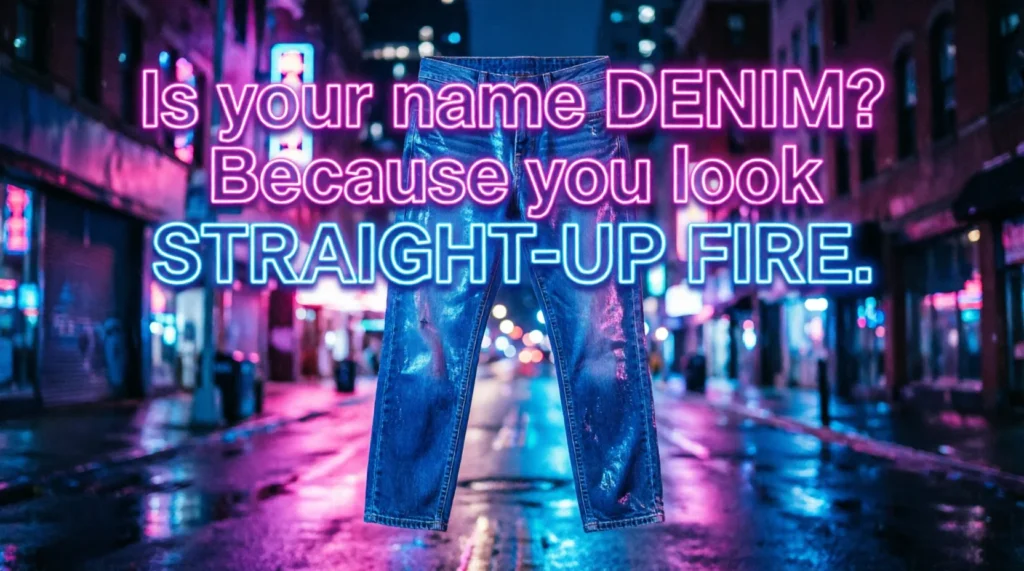 Cute Jeans Pickup Lines