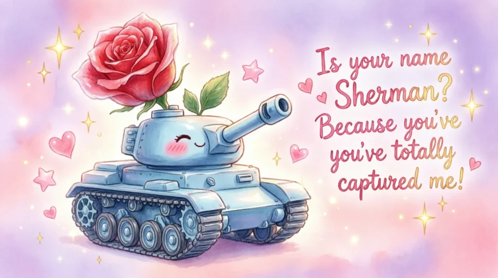 Cute Tank Pickup Lines