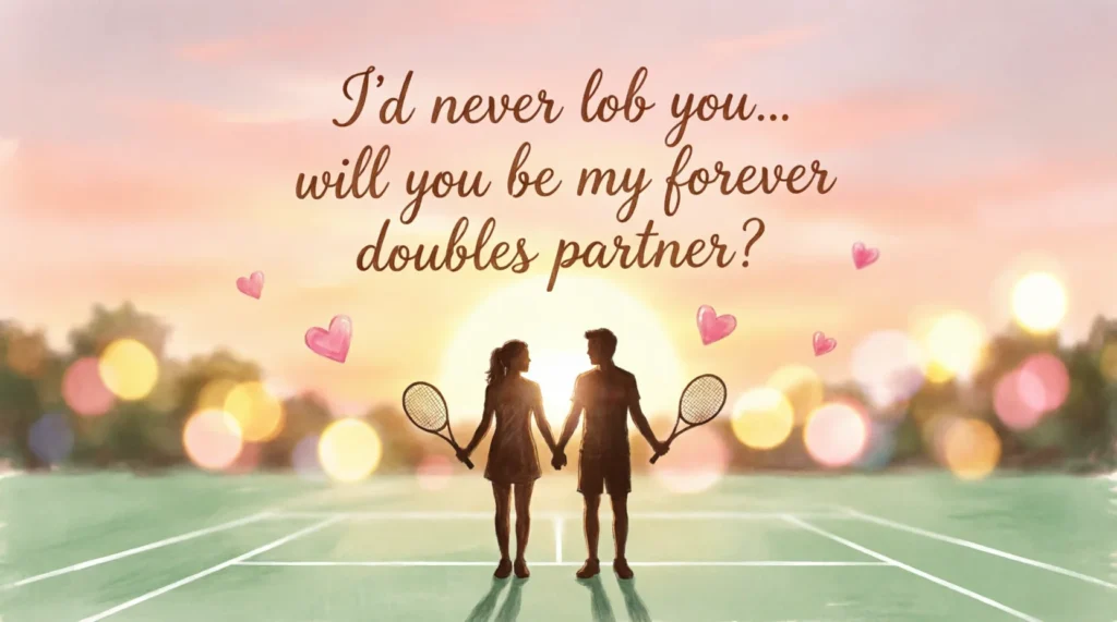 Cute Tennis Pickup Lines