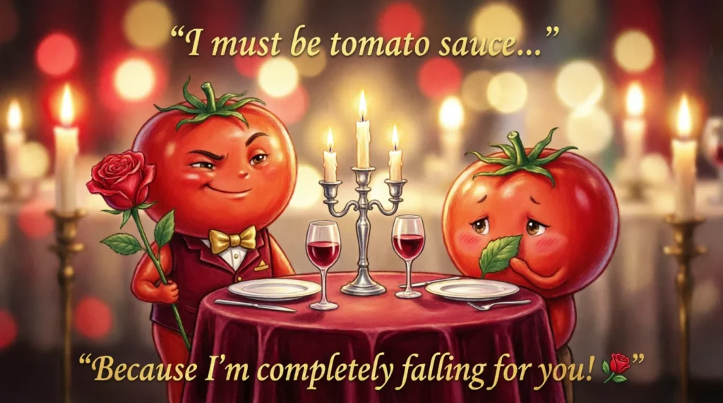 Cute Tomato Pickup Lines