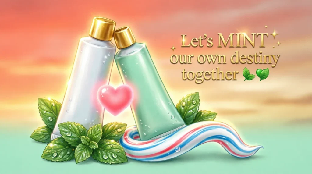 Cute Toothpaste Pickup Lines