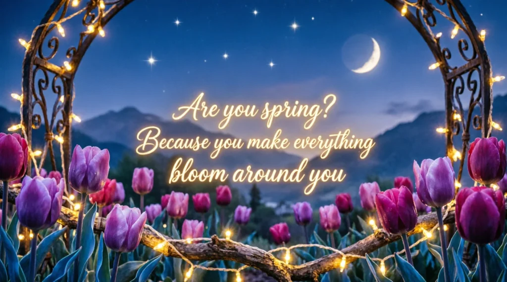 Cute Tulip Pickup Lines