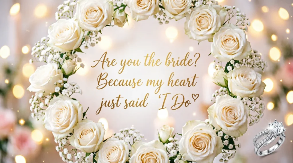 Cute Wedding Pickup Lines