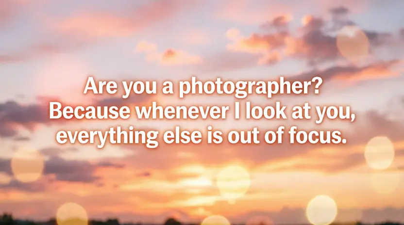 Funny Photo Pickup Lines That Make People Smile 