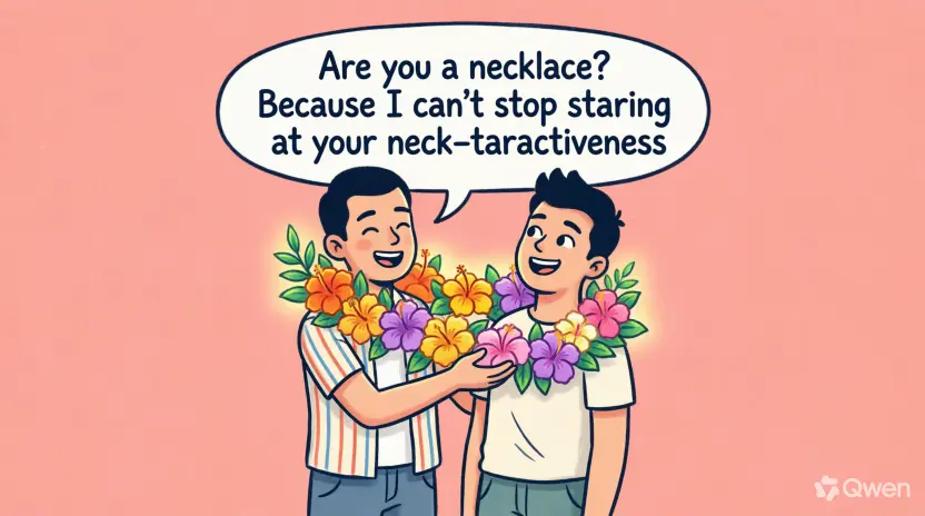 Cheesy Neck Pickup Lines That Are Surprisingly Sweet 