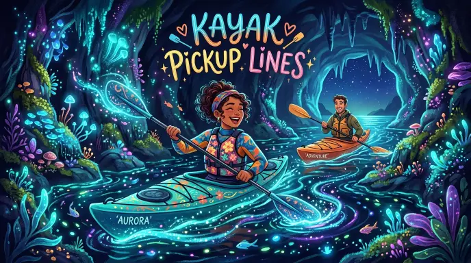 Cheesy Kayak Pickup Lines