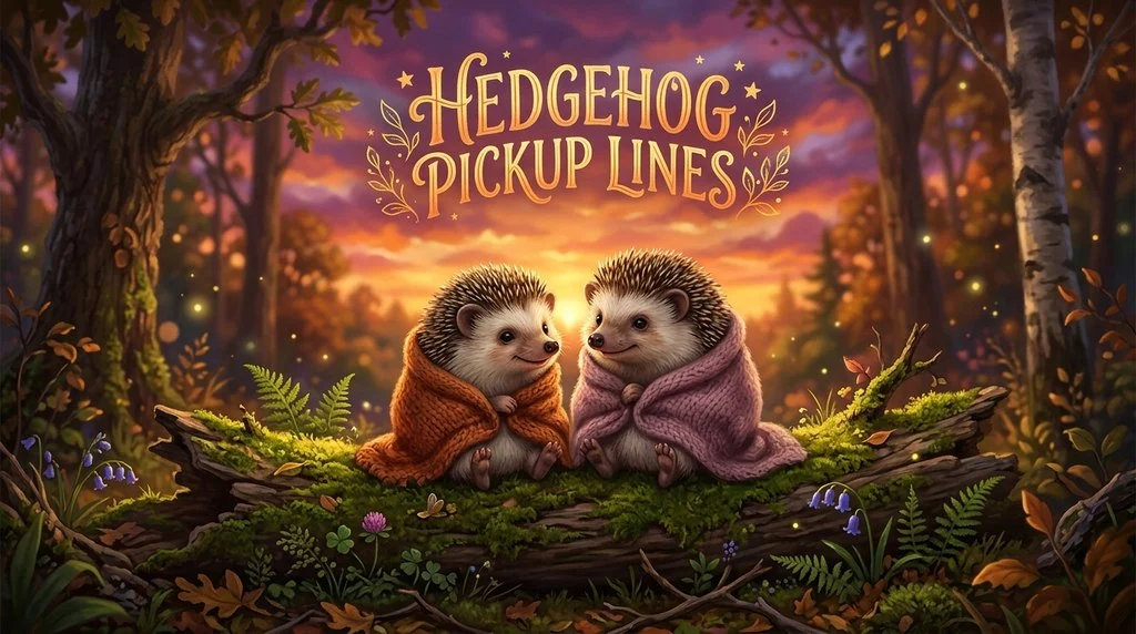 Funny Hedgehog Pickup Lines