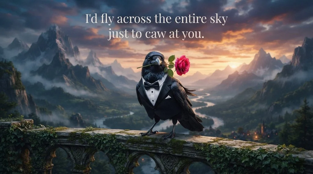 Cheesy Crow Pickup Lines for Fun Flirting