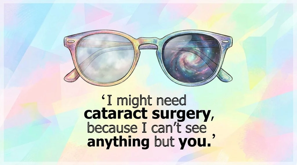 Cheesy Cataract Pickup Lines