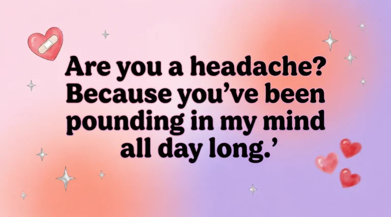 Headache Pickup Lines