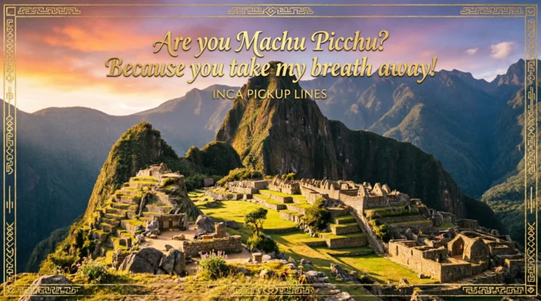 Inca Pickup Lines