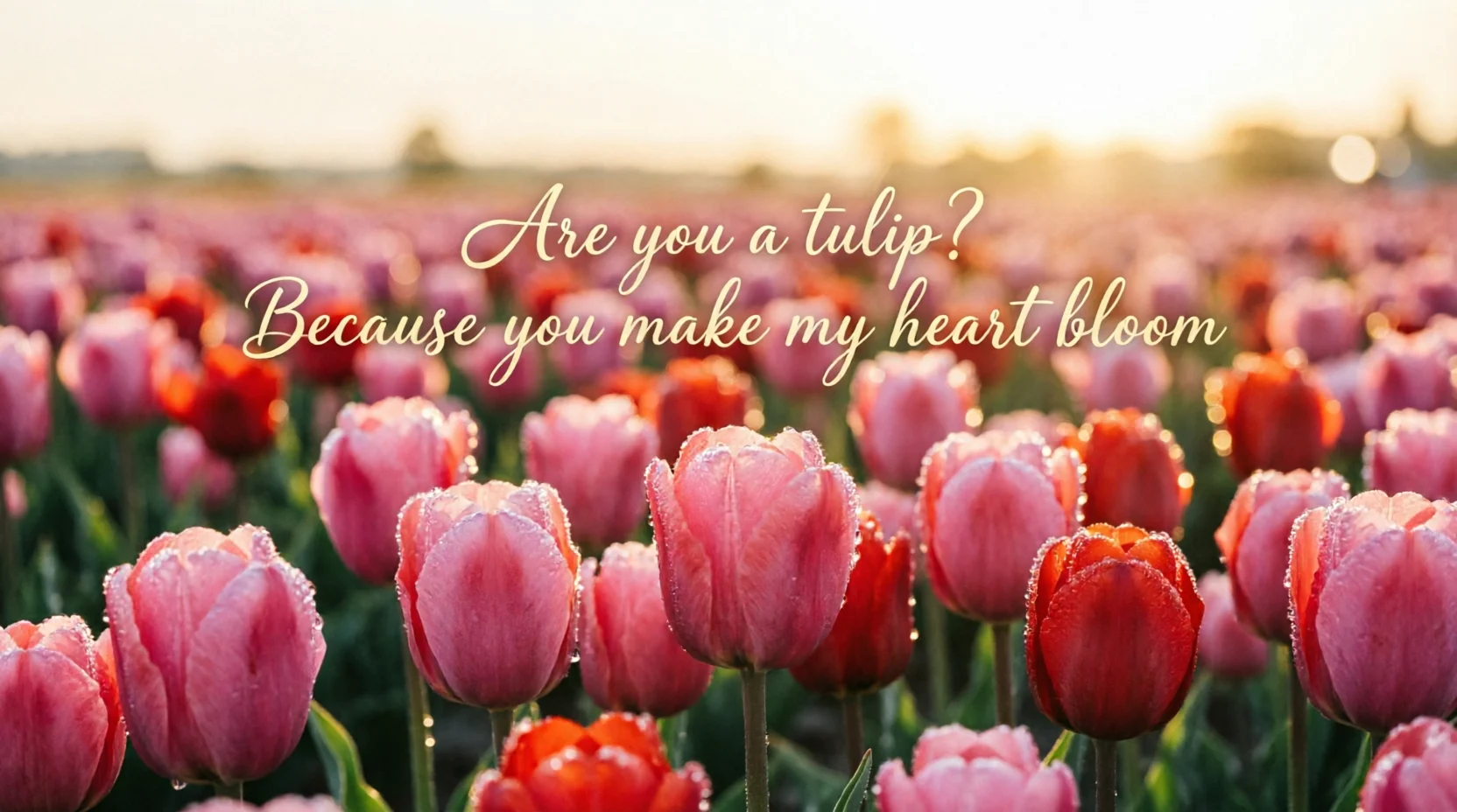 Tulip Pickup Lines