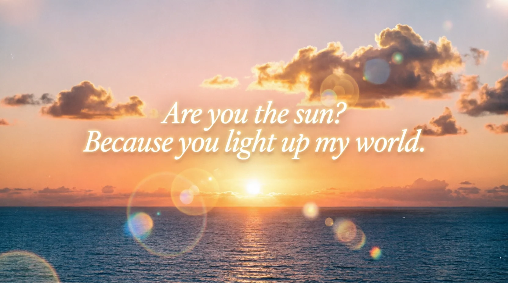 Weather Pickup Lines