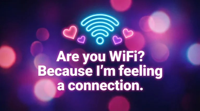 Wifi Pickup Lines