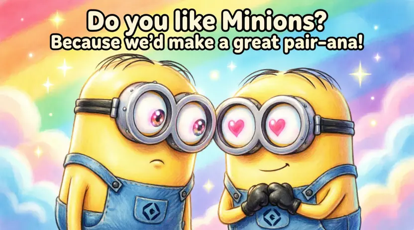 180+Minion Pickup Lines That Are Hilarious & Cute Lines
