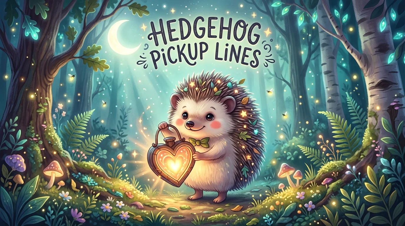 Hedgehog Pickup Lines